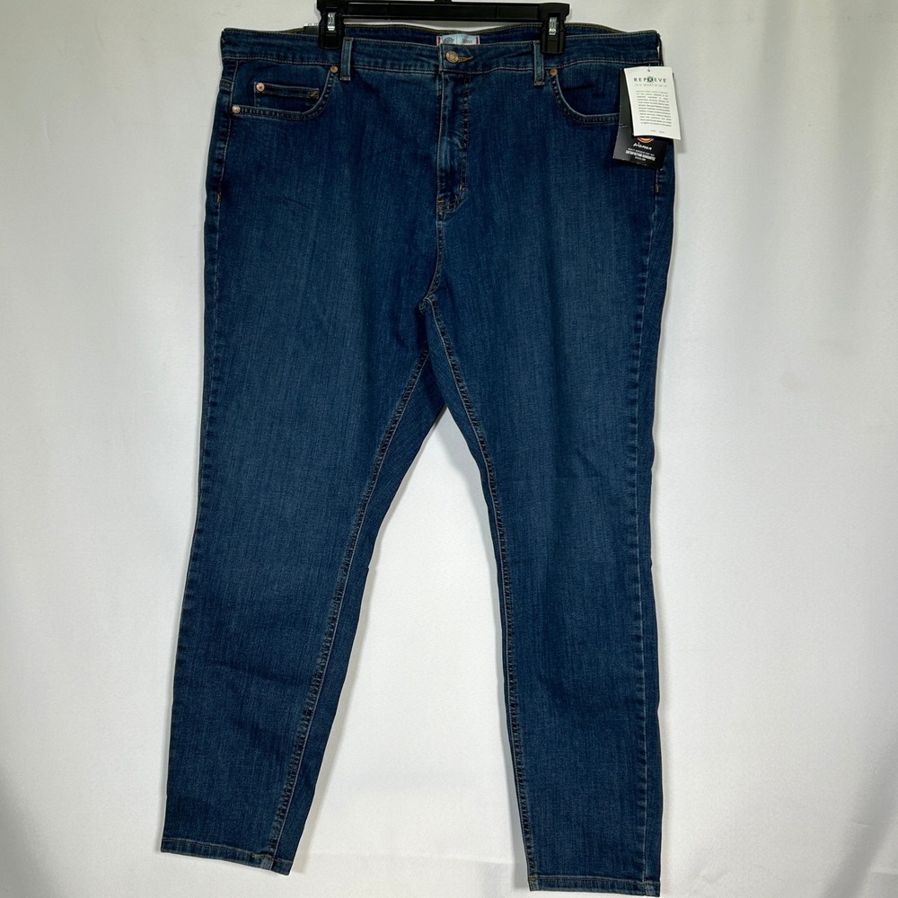 Dickies Regular Perfect Shape Skinny Jeans Wash Denim Women's 20W NWT